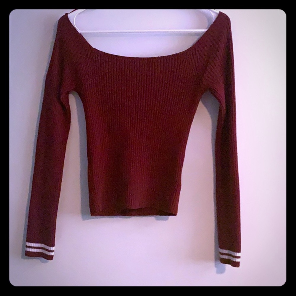 off the shoulder sweater
